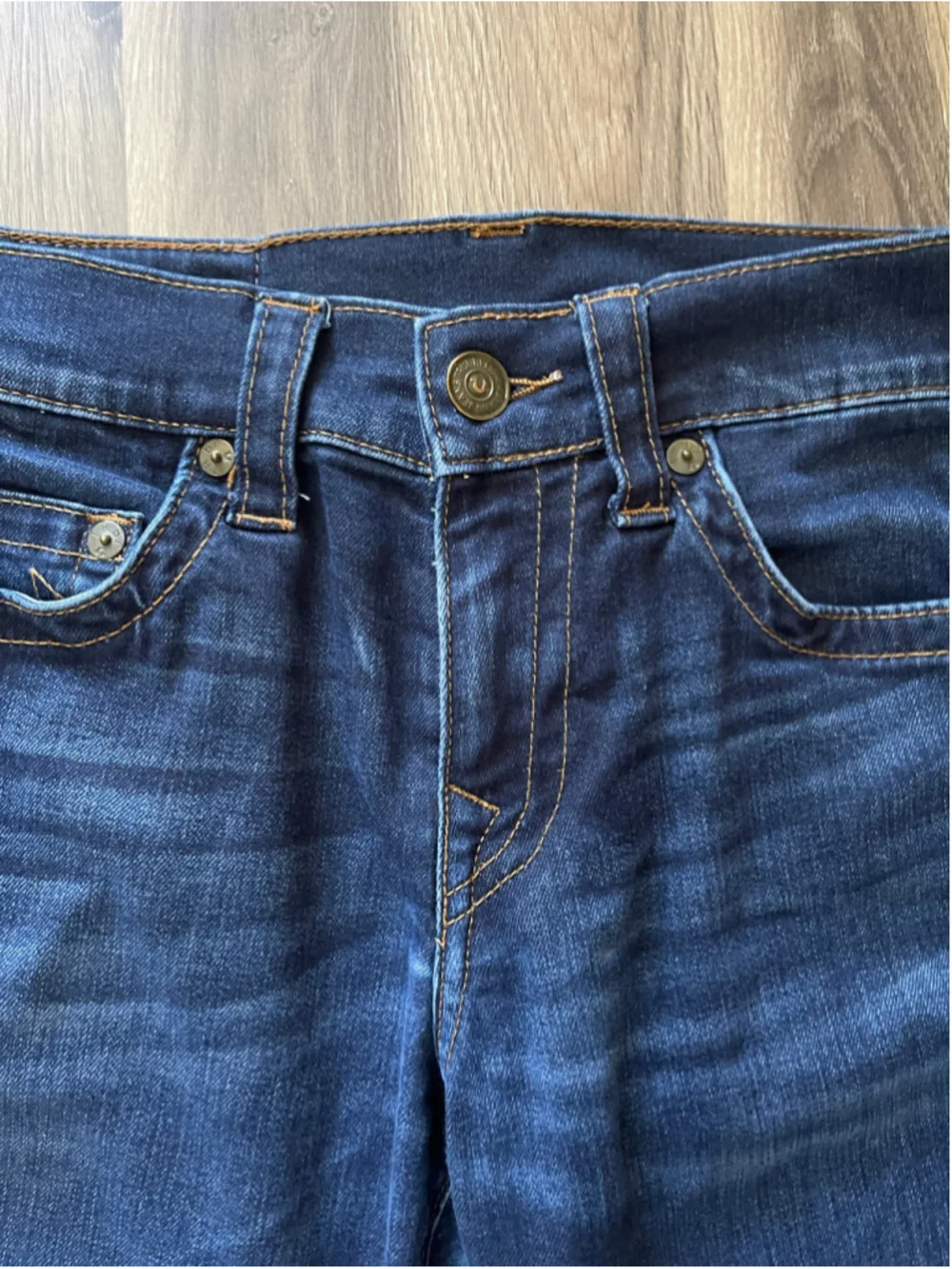 Men's True Religion Slim Jeans, Waist 29, Blue inseam 31